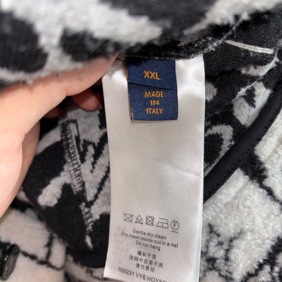 Louis Vuitton LV Comics Wool Jacket – Black & White – XXL - Picture 4 of 9